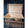 Image 7 : Vintage Steamer Trunk 32 W, 20 D, 22 T 