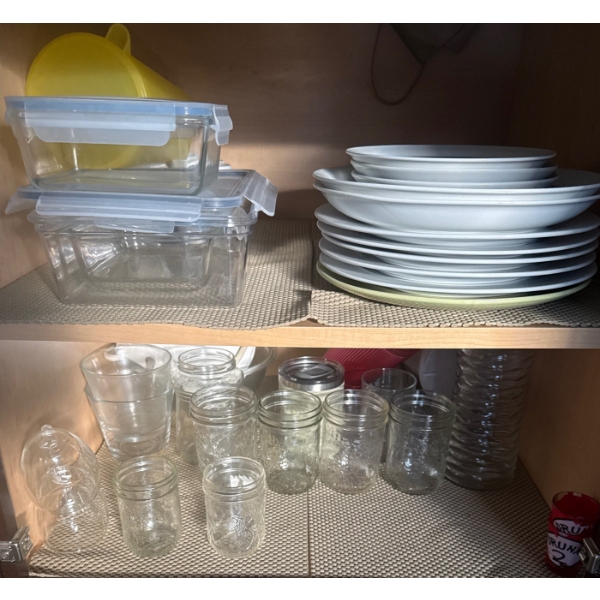 Assorted Kitchen Glassware Collection
