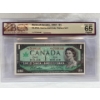 Image 1 : Graded Canadian 1967 $1 Gem UNC Prefix: *L/O