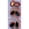 Image 2 : Gold-Tone Fashion Jewelry With Earrings, Necklace, and Ring
