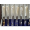 Image 7 : Cutlery Box 17 W, 12 D, 6.5 T & Flatware: Community Plate, SCC, Rogers Bros., W.M Rogers, R.Wallace 