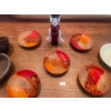Image 3 : Vietnamese Red Lacquer Saucer, African Wooden Bowls, Ikinobo plate, Vietnamese Water Puppet