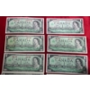 Image 3 : 1967 Canadian One Dollar Bills (9)