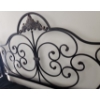 Image 4 : Ornate Metal King Sized Head and Foot Boards w/ Side Rails 83 W, 90 D, 66.5 T 