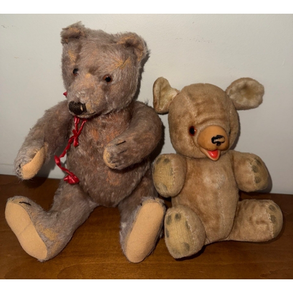 Highly Collectible Steif Early 20th Century Jointed Teddy Bear & More- Maker Unknown