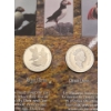 1995 Proof Silver 50 cent Birds of Canada Set Atlantic Puffin + Whooping Crane