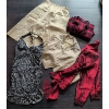 Image 1 : Vintage 2 Piece Ladies Skirt Suit w/ Flannel Tunic Patterned Halter Dress& More 