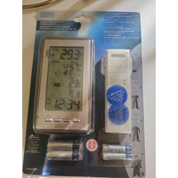 New Springfeild Wireless Weather Station 