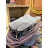 Image 9 : AC/DC stinger two welder with several welding rods, including number of grinding discs welding mask