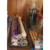 Image 7 : Contents of Shelf: BBQ Toolkit, USB Personal Blender, Vases- Green: 7 T, Canisters and More!