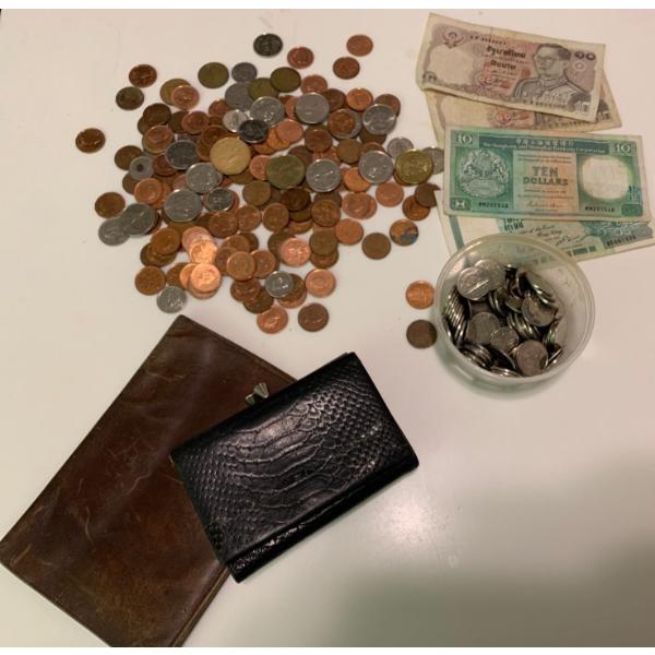 Assorted World Currency - New & Old Coins & Bills
