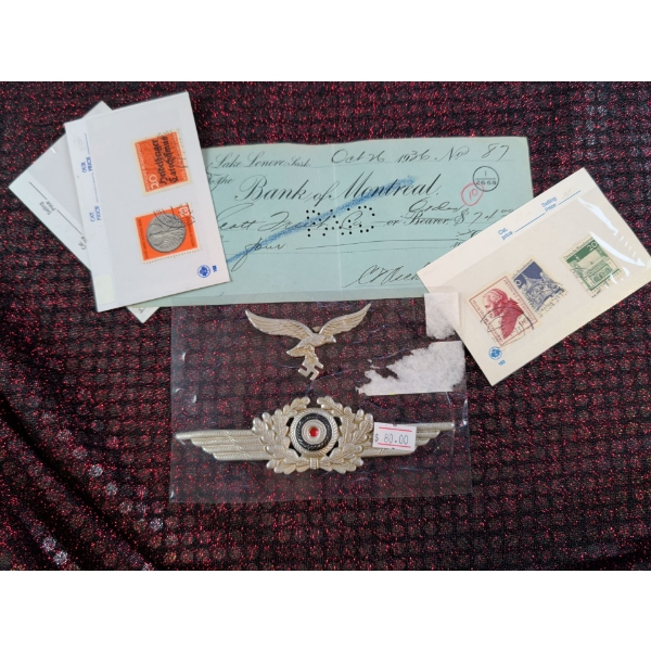  Collection of Military Memorabilia and Philatelic Items