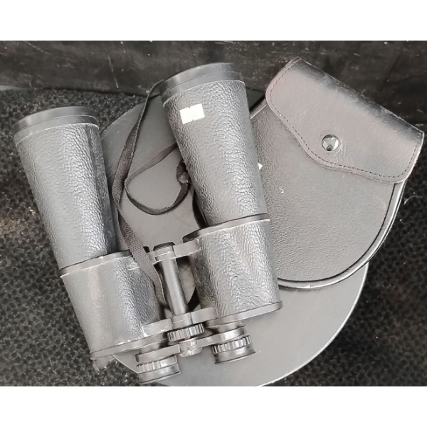Russian Cronos Binoculars 20x60 w/ Leather Satchel  