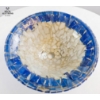 Image 4 : Decorated Basket 9''INCHES H, Mosaic Bowl 8''*5''INCHES,Covered BOXES, Canoe Sculpture With A Figure