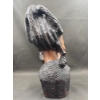 Image 2 : African Hand Carved Ebony Female Bust 13T