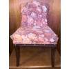 Image 2 : Floral Upholstered Chair and Solid Wood Chest of Drawers Set