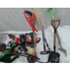 Image 1 : Shovels, B&D CST1200 Edging Tool, Poulin and B&D Weedeaters, Homelite Leaf Blower and More!