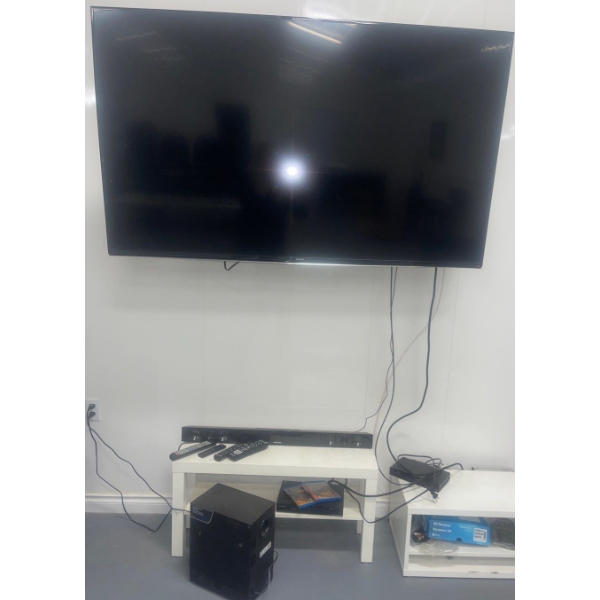 Samsung Television + Remote & Complete Surround Sound & Model#UN65H6350AF