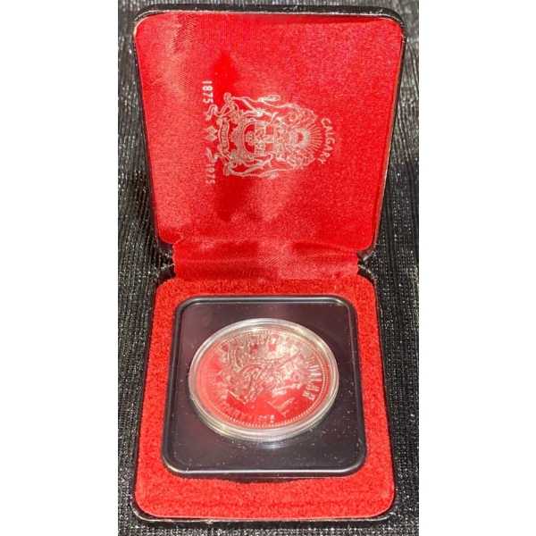 1975 Centennial Calgary Silver Dollar