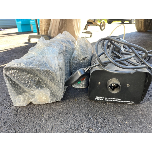  two fog machines with fog juicefog