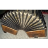 Image 6 : Vintage Diatonic Button Accordian - Mother Of Pearl Buttons - Made In Germany 