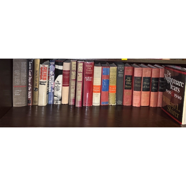 WWII Book Collection - Reich, Albert Speer, Winston Churchill Collection 
