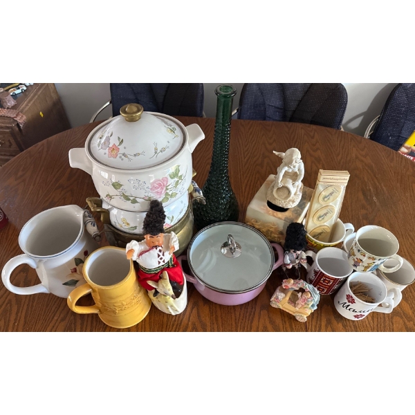 Vintage Kitchen Vessels - Crocks Mugs Jugs Pots & More