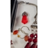Image 3 : Vintage Jewelry Collection Featuring Earrings, Ring, Brooch, Necklace, and Accessories