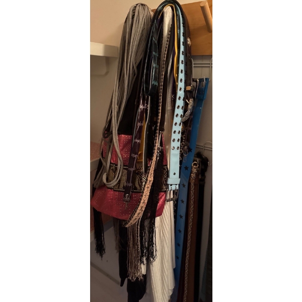 Belt Collection, As Pictured, Elephant Cultural Purses (3), Scarves & More! 
