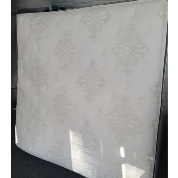 King Bed Set: Sealy Titanium IV Plush Dual Support Mattress, Marble Headboard 68 W, 6 D, 45 T 