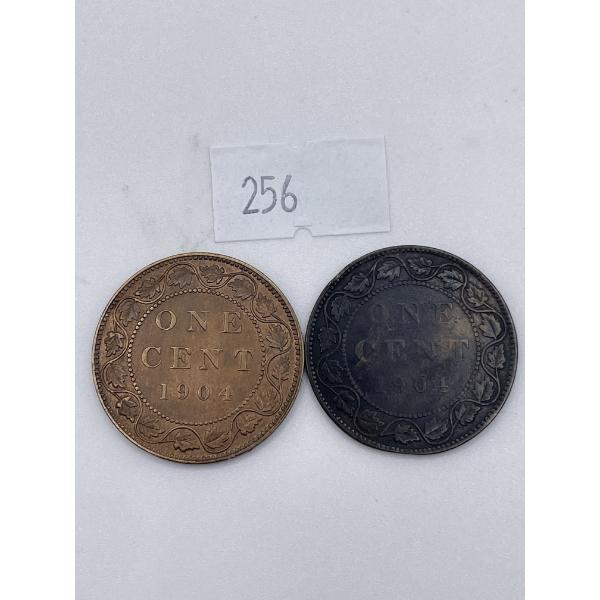 1904 Canadian Large One Cents 