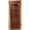 Image 1 : Wooden Vintage Gun Storage Display Cabinet w/glass door  25x11x71"tall
