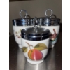 Image 2 : Royal Worcester's Egg Coddlers Collection Large & Small Sizes