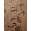 Image 6 : Unassembled Bookcase  w/ Bottom Cupboard Made in Denmark 29 X 69 Backpiece Measurement 