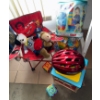 Cars Folding Camp Chair w/ Toy Chest Baby Building Blocks Bicycle Helmet & More