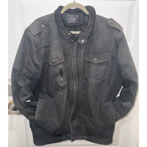 Men's Outerwear -Military Style Casual Bomber Size Large