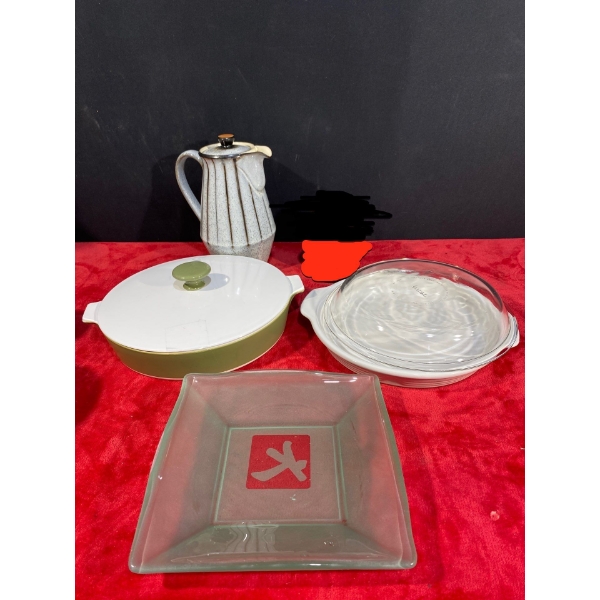 Pitcher and Serving Trays