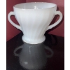 Image 3 : Vintage Anchor Hocking Milk Glass Collectibles - Hobnail Pattern 
