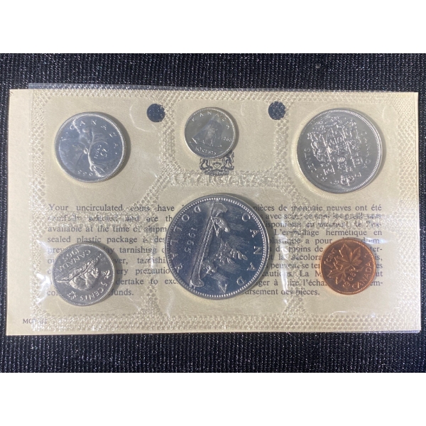  1965 Canadian Uncirculated Coin Set