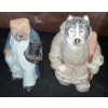 Image 4 : International Souvenir Dolls 16T w/ Corn Husk Old Lady & Assorted Figurines
