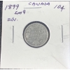 Image 1 : 1899 Canadian Dime 92.5% Silver 2.33 Grams Each