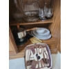 Image 1 : Servingware Collection - Crystal Decantor Cocktail Glasses Fondue Pot & More