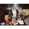 Image 2 : Decorative Owl Collection #2 - Carvings, Owl Lamp
