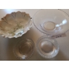 Image 1 : Vintage Imperial Glass Salad & 7 Serving Bowls.  Also incl RS Prussia Hand Painted w Lilies Bowl