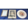 Image 1 : Collection of Vintage/Antique Art Prints in Frames (includes unique 20 D round frame)
