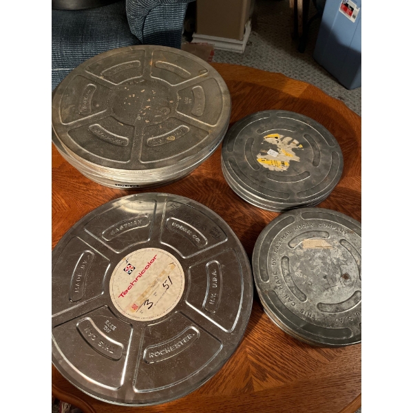 collection of small, medium and large Eastman Kodak fill containers