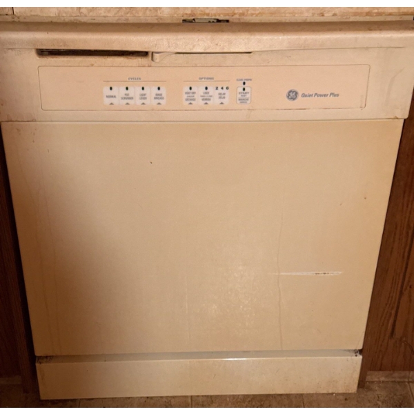 General Electric Quiet Power Plus Dishwasher, As Is 
