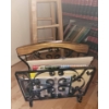 Image 6 : Bookshelf with Colliers Encyclopedia Set, Yearbooks, and Two Magazine Holders