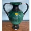 Image 1 : Vintage BMP Double Handled Vase Fifteen In. Tall
