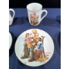 Image 4 : Collection of Norman Rockwell Plates and Mugs
